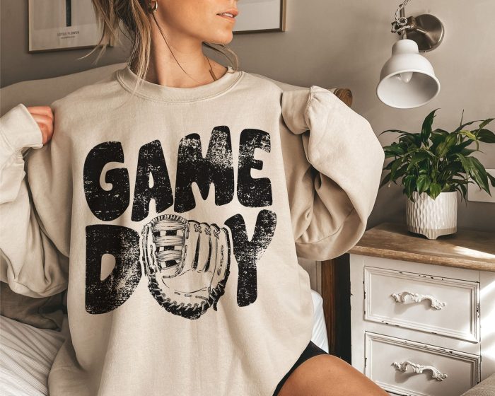 Baseball Mom Shirts, Game Day Baseball Mom Sweatshirt