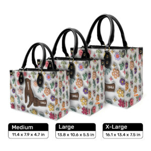 Grandma, Mom – Personalized Leather Handbag Grandma, Mom – Personalized Leather Handbag