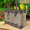 Personalized Leather Handbag for Hippie Grandma Personalized Leather Handbag for Hippie Grandma